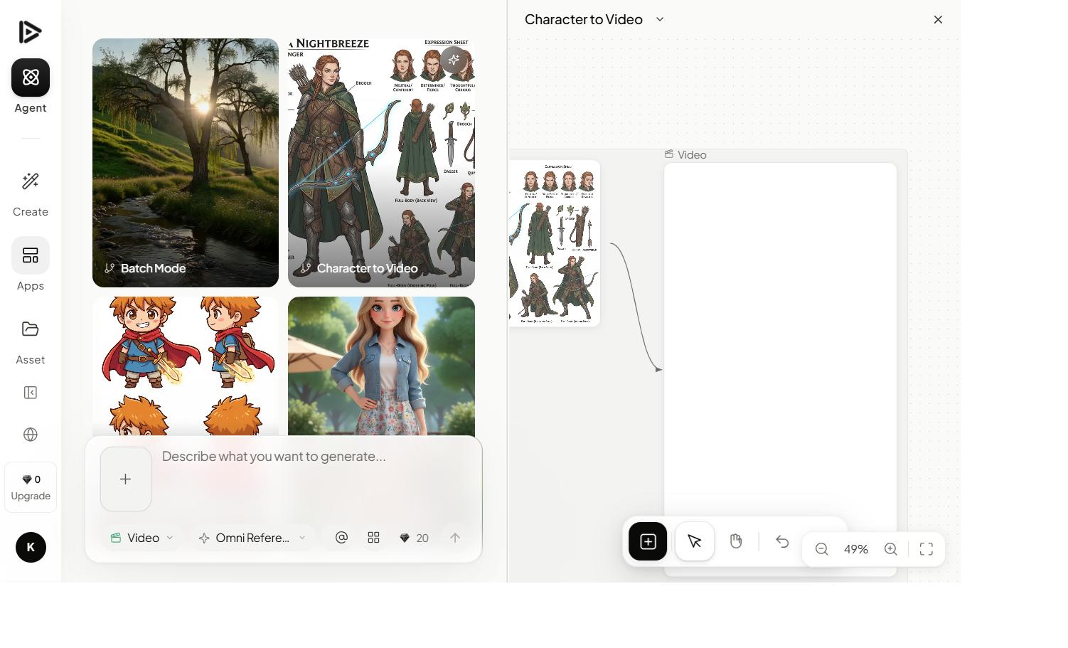 Deevid AI Image-to-video feature — interface screenshot
